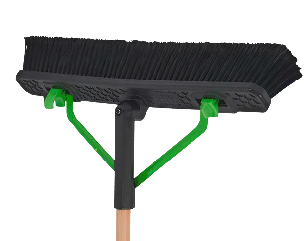 Smooth Surface Wood Push Broom