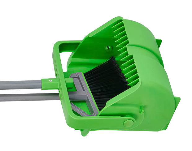 Lobby Broom and Pivoting Dustpan